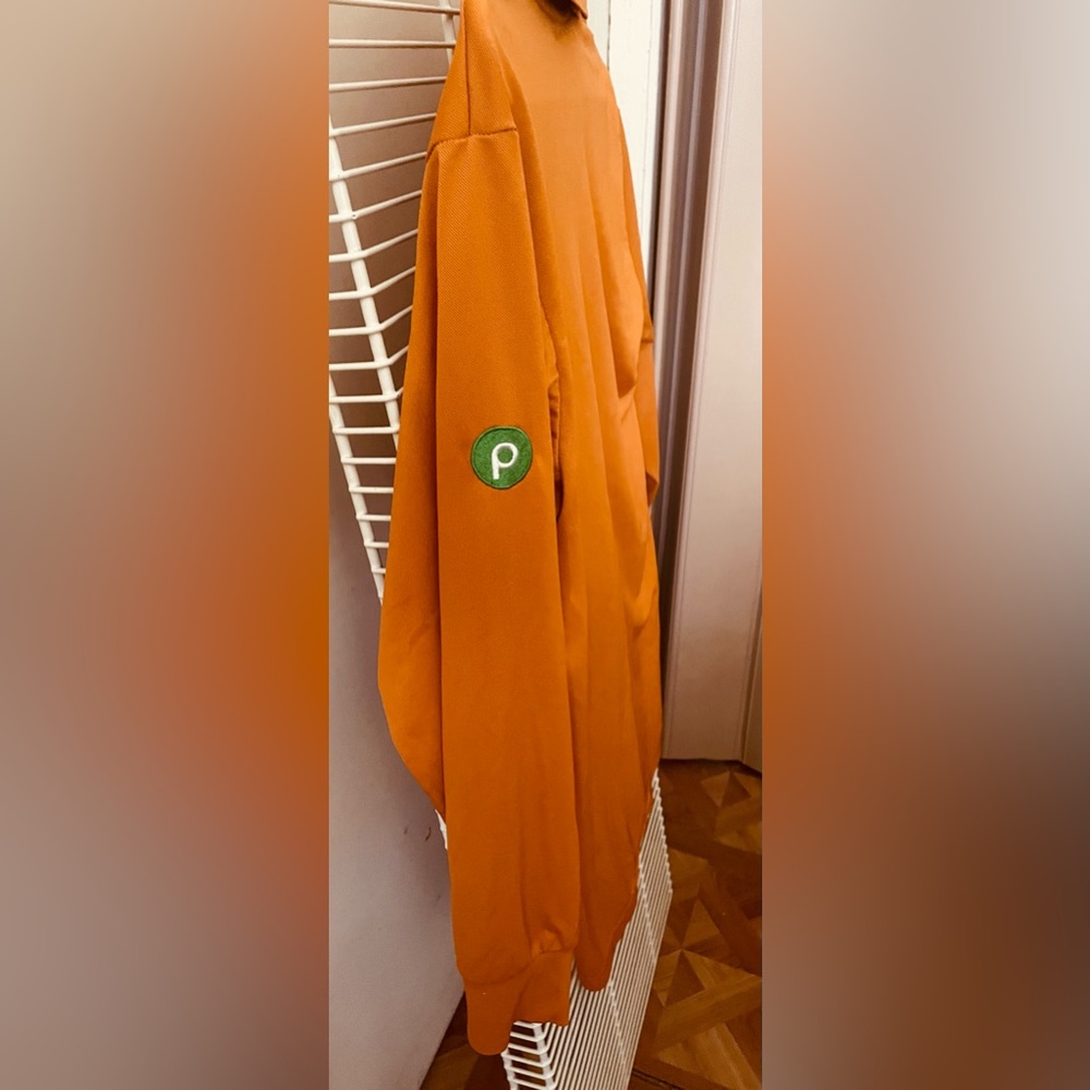 Superior Uniform Group Button Up Apricot Shirt Small - Picture 5 of 11